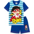 thumbnail image 2 of Ryans World Boys Blue Short Sleeve Short Leg Pyjama Set, 2 of 7