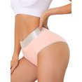 thumbnail image 4 of Bragas Allegra K para mujeres (Disponibles en tallas grandes), control de abdomen alto, rosa claro M, 4 of 4