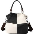 thumbnail image 1 of LHSHID Large Hobo Bag Tote Bag Women Canvas Chic Shoulder Bag Crossbody Bag Handbag, 1 of 7