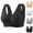 46# Black, variant on 2026 Upgraded Daisy Bras for Older Women Front Closure Bra Full Coverage Comfortable Bras No Underwire Plus Size Bra,White,46