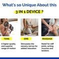 thumbnail image 3 of TensCare Sport Tens2 TENS et Appareil EMS pour la Réadaptation Sportive, le Massage et le Tonus Musculaire, 3 of 7