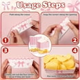 thumbnail image 3 of 60pcs Pink Bow Style Disposable Nacho Boats Kraft Food Trays, Perfect for Birthday Parties, Valentine's Day, Wedding Decorations and Cute Party Supplies, Ideal Food Serving Plates for Parties, 3 of 5