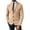 Camel, variant on Men’s Button Down Cardigan Sweater Knit Blazer Front Pockets Daily Black L