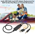 thumbnail image 2 of Arealer Audio USB Cable AUX Adapter Replacement for & Mini iPod 6 7 8 X XS XR Interface, 2 of 7