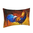 thumbnail image 2 of Bixox Colorful Rooster Printed Pillow Protector,Super Soft Ideal for Home,Guests,Rentals - 20"x30", 2 of 8