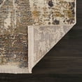 thumbnail image 5 of 2' X 6' Gray Abstract Distressed Runner Rug, 5 of 8