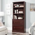 thumbnail image 1 of Sauder Select Bookcase with Drawers, Select Cherry Finish, 1 of 8