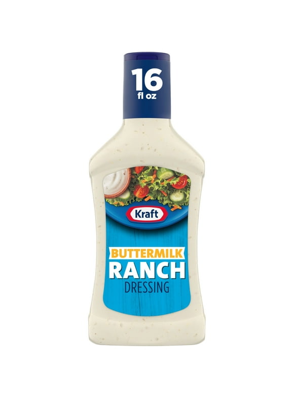 Kraft Buttermilk Ranch Salad Dressing, 16 fl oz Bottle