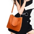 thumbnail image 4 of Bolso de mano de cuero para mujer, bolsa de hombro, tarjetero, bandolera, Asa superior, 4 unids/set por juego, 4 of 6
