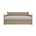 thumbnail image 5 of Castle Place Mid-Century Expandable Twin Size Wooden Daybed with Trundle, Antique Gray, 5 of 10