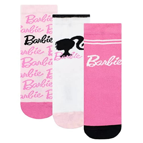 Barbie Girls Socks Pack de 3 Pink 7-9