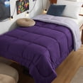 thumbnail image 1 of Edredón Bedsure Twin XL, ligero, morado, 1 of 9