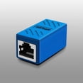 thumbnail image 2 of GFDYREE RJ45 Coupler, Cat6 RJ45 Coupler Ethernet Extension, Network Connectors for Cat7/Cat6/Cat5e/Cat5 Ethernet Cable - Network Cable Coupler Female to Female (Blue-5 Pack), 2 of 7