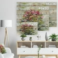 thumbnail image 5 of Designart 'Bouquets Of Roses Painting Art' Floral Print on Natural Pine Wood, 5 of 5