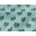 thumbnail image 4 of oneOone Viscose Jersey Fabric Rabbit Block Print Sewing Fabric BTY 60 Inch Wide, 4 of 5
