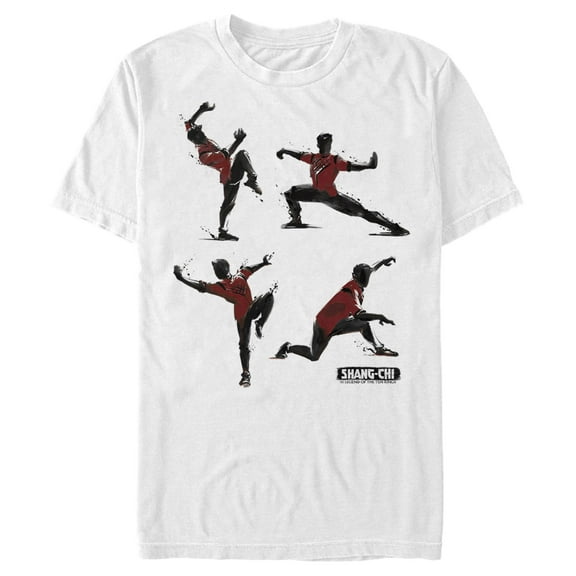 Men's Shang-Chi and the Legend of the Ten Rings Poses  Graphic Tee White Large