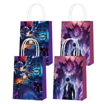 16 Pcs For Solo Leveling Theme Party Bags,Candy Gift Bags,With Handles Favor Bags Party Favor Bags for Boy Girls Birthday Party,Birthday Party Decorations