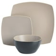 thumbnail image 2 of Gibson Home Soho Lounge Matte 18 Piece Dinnerware Set - Taupe, 2 of 3