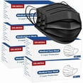 thumbnail image 1 of Chenchen 500Pcs Black Medical Disposable Face Mask(5 Boxes, 100pcs/Box) 3-Ply Protection, 1 of 1