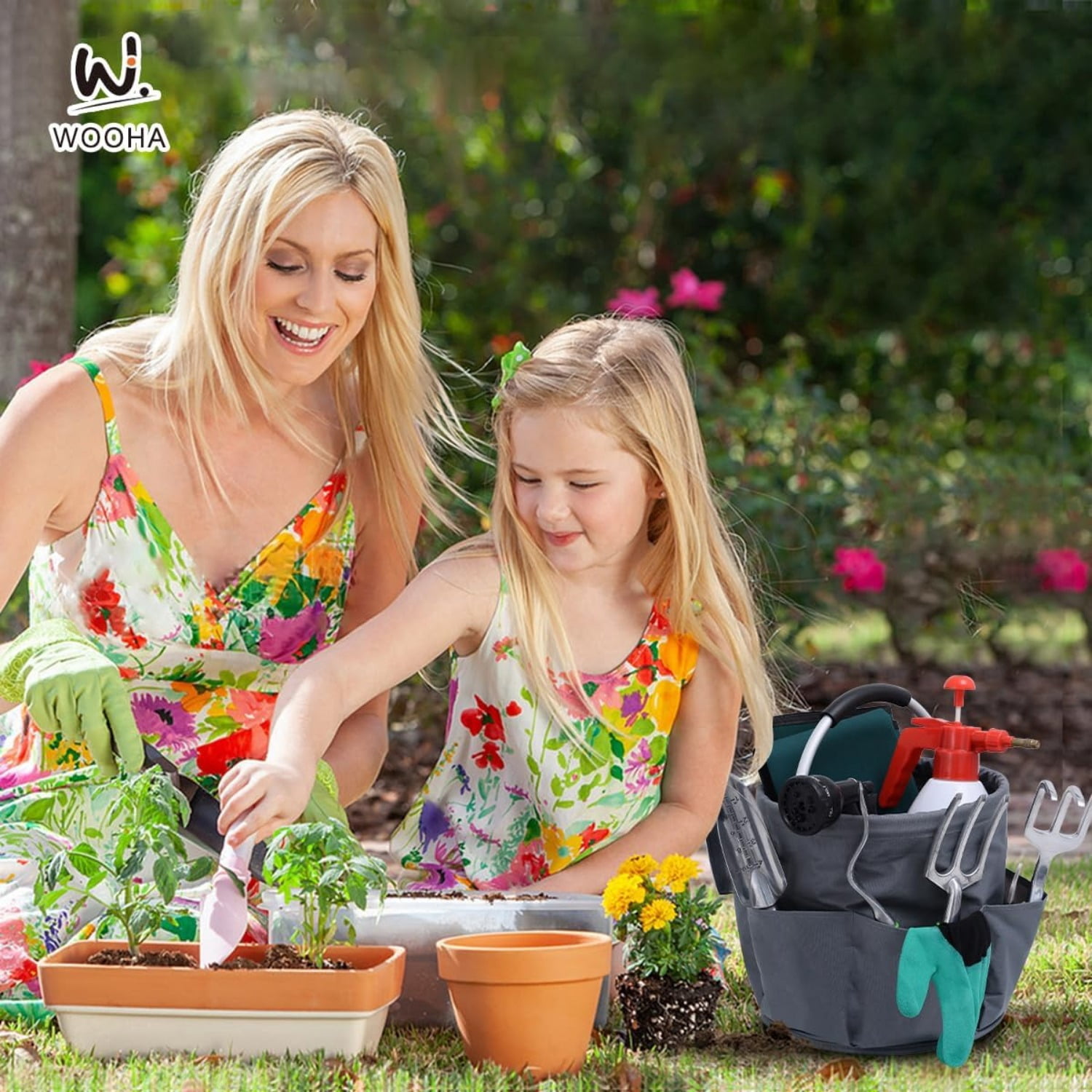 Tool Organizers Bag 34L Collapsible Tool Bag Laundry Organizer Outdoor Camping Garden Harvest Basket Home Bathroom Storage Bath Wash Bag（Black+Grey）
