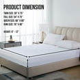 thumbnail image 2 of Waterproof Mattress Encasement Cover Queen Size Soft, Breathable Cotton Terry Fabric | Helps Prevent Bed Bugs, Dust Mites, Bacteria, Allergens | Repels Urine and Liquids | Ultra-Quiet, 2 of 9