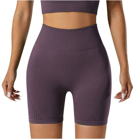 BLVB Women Biker Shorts Buttery Soft High Waist Stretch Short Pants for Workout Yoga Running Gym
