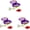 Purple#3pcs, variant on Betta Leaf Hammock Aquarium Decor, Artificial Resting Plant for Betta Fish