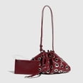 thumbnail image 6 of SPEKSEE Women Rivet Bucket Handbag Large Capacity Metal Stud Y2k Shoulder Bag PU Leather Trendy Rivet Sling Bag Shopping Vacation Han, 6 of 9