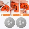 thumbnail image 4 of Diamond Grinding Wheels Replacement for Drill Bit Sharpener,Sharpening Wheel Tool Electric Sharpener for Knives Kitchen,120 Grit Sharpening Discs Fit Most Electric Drill Sharpeners, 4 of 8