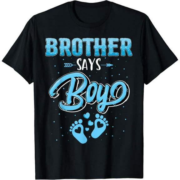 Brother says Boy Baby matching family So Cute Gifts For Family T-shirt