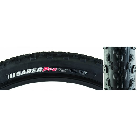 Kenda Saber Tire 27.5 x 2.4 Tubeless Folding Steel Black SCT Mountain Bike