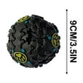 thumbnail image 2 of Fiudx Pelota con Forma de Huella de Perro, Juguete Interactivo con Dispensador de Premios, Pelota Masticable de Goma Resistente, Diseño Que Promueve La Salud Dental, Diversión para Jugar, Todas Las R, 2 of 5