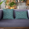 thumbnail image 2 of Plutus Sapphire New Planet Cut Velvet Luxury Throw Pillow - Double sided 20" x 26" Standard, 2 of 2