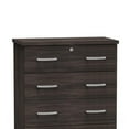 thumbnail image 3 of Better Home Products Cindy 5 Drawer Chest Wooden Dresser with Lock in Tobacco, 3 of 5