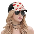 thumbnail image 5 of Disketp Happy Canada Day Print Trucker Hat Men Women - Mesh Baseball SnapBack Cap, 5 of 7
