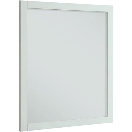 Avenue Mirror - Park Avenue 30 in. Contemporary Mirror in White