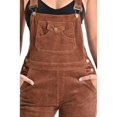 thumbnail image 4 of G-Style USA Women's Cotton Corduroy Overalls RJHO446 - Brown - Large, 4 of 5