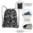 thumbnail image 3 of Naloa Colorful Tropical Leaves Drawstring Backpack String Bag Cinch Water Resistant for Gym Shopping Sport Yoga, 3 of 6