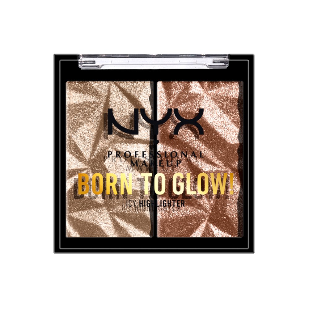 NYX Professional Makeup Born to Glow Highlighter Duo, Platinum Status