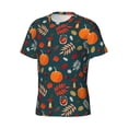 thumbnail image 3 of Rocae Autumn with Pumpkins for Men's Moisture-Wicking Crew Tee - T-Shirt for Sports, Outdoor Activities, and Casual Wear, 3 of 9