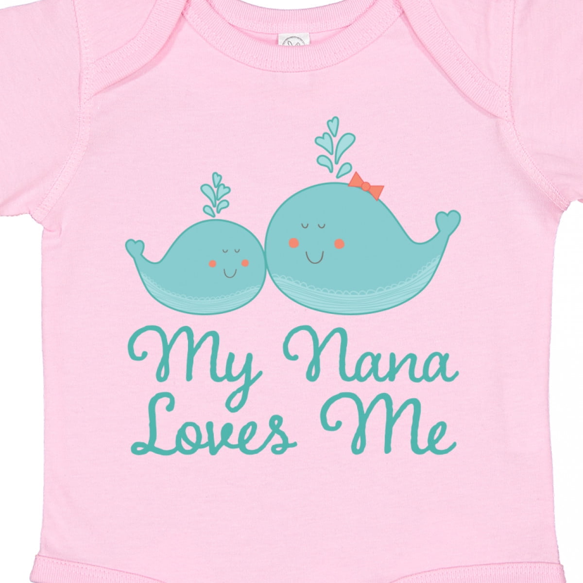 Inktastic My Nana Loves Me Boys or Girls Baby Bodysuit