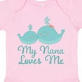 thumbnail image 4 of Inktastic My Nana Loves Me Boys or Girls Baby Bodysuit, 4 of 5