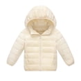 thumbnail image 3 of LangJing Girls and Toddlers' Lightweight Packable Hooded Puffer Jacket Little Big Kids Windproof Water-Resistant Warm Winter Jackets Coat, 2-13Years, 3 of 7