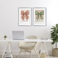 thumbnail image 2 of Stupell Industries Inspiring Messages Bows 2 Piece Gray Framed Print Under Glass Set, design by Courtney Haley, 20 x 14, 2 of 10