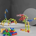 thumbnail image 3 of Shisuyan Kids Toy Plastic Building Block Toys Assorted Color 70Pcs 2.2In, 3 of 8