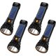 thumbnail image 1 of Linterna LED multifunción solar/recargable de 4 Uds. De 1000 lúmenes, con luz estroboscópica de emergencia y batería de 1200 Mah, fuente de alimentación de emergencia y canal USB, 1 of 4