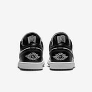 Air Jordan 1 Low Womens Shoes Color: White/White/Black Size: W 7.5 / M 6