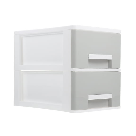 FRCOLOR Grey Plastic Storage Drawers for Sundries Organization High Durability DustProof and MoistureProof