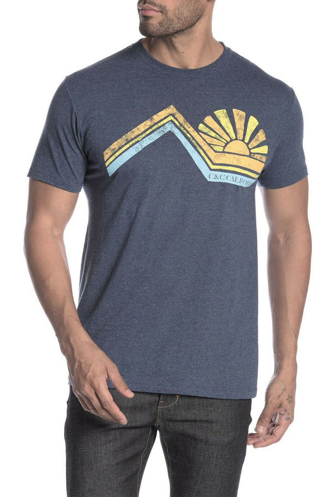 C&C California C&C California Into The Sun TShirt, Size s, Dnvy, MSRP 39.99
