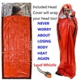 thumbnail image 4 of Saco de dormir Emergency Bivy Sack Leberna Mylar Survival, paquete de 4, 4 of 9